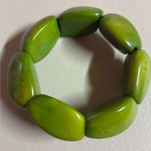 Green Beaded Bracelet